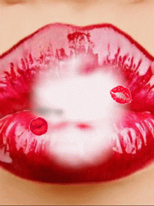 bisou fumant